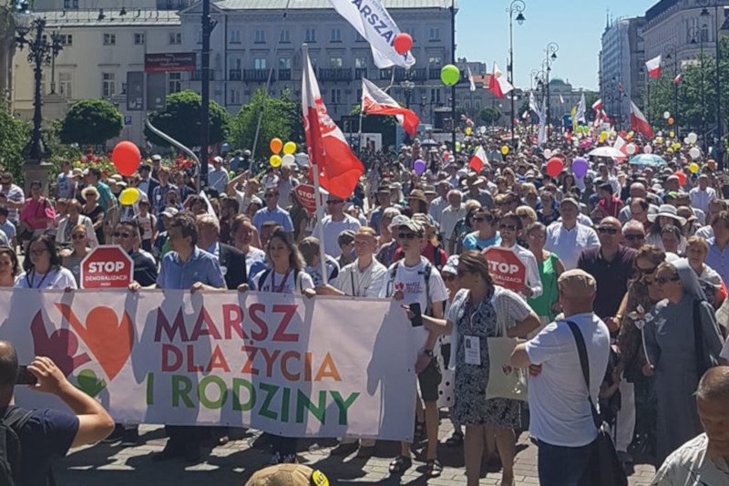 Tak wyglądał Marsz dla Życia i Rodziny w Warszawie.