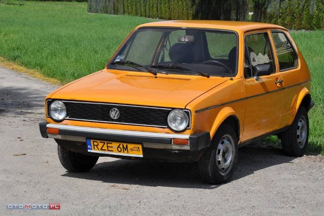 Volkswagen Golf I mk1, żółte blachy, 79r