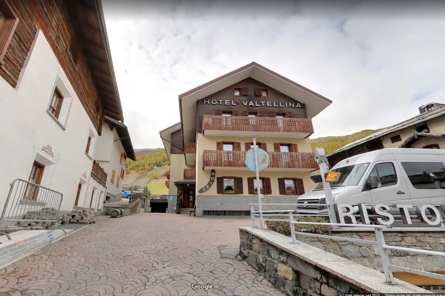 Hotel Vatellina w Livigno. To tu Polka miała zgłosić, że  została zgwałcona