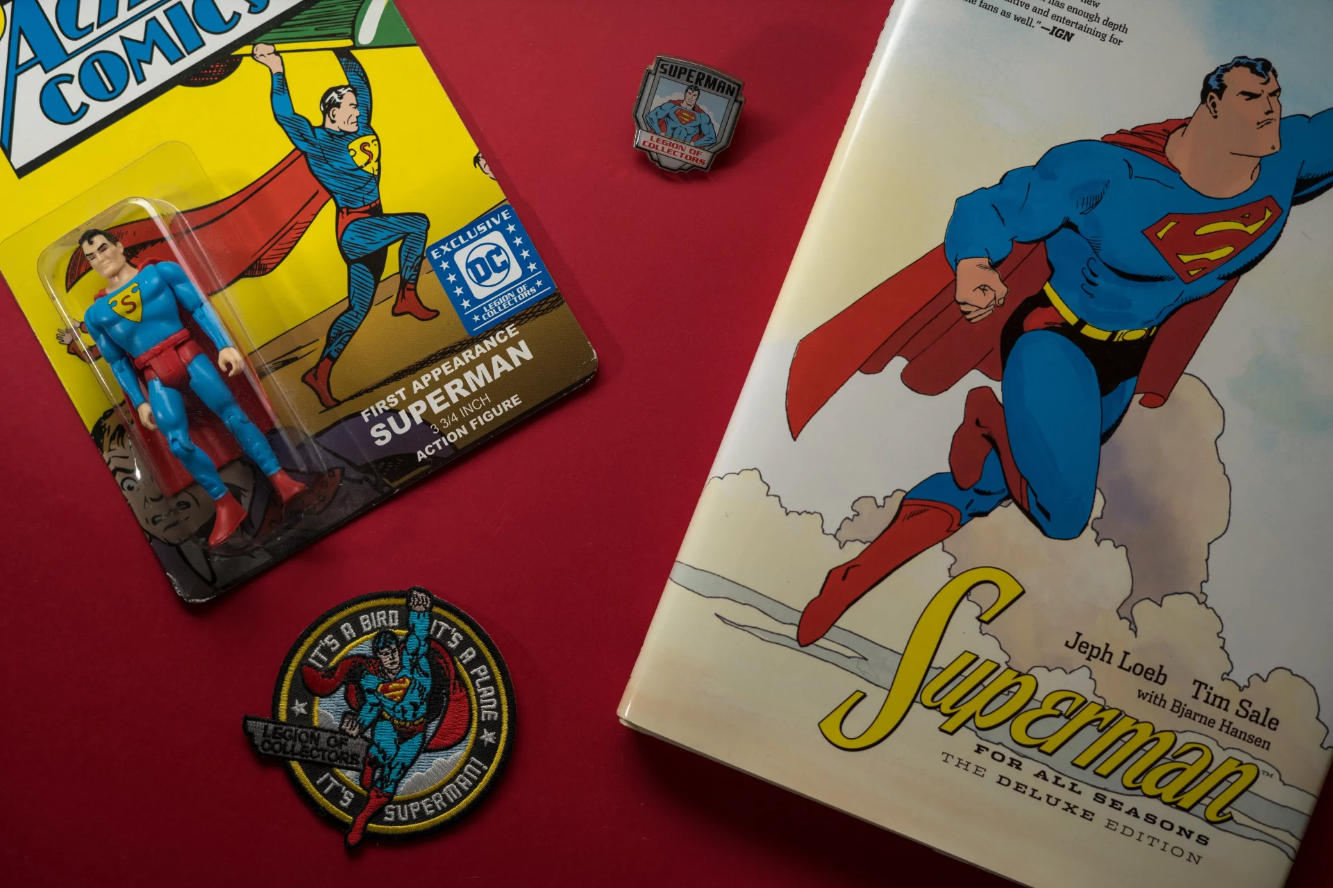 Oryginalny komiks i gadżety związane z postacią Supermana