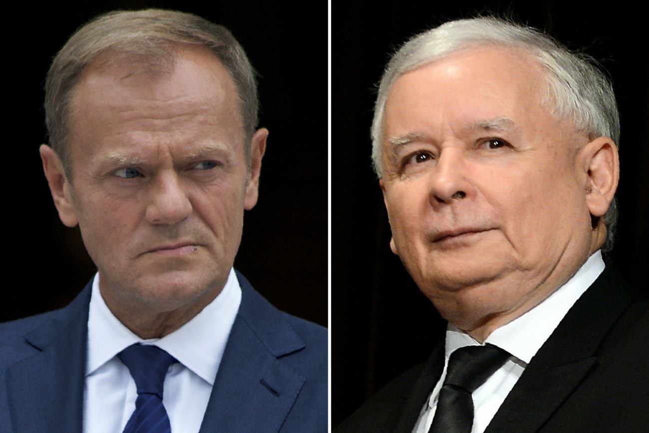 Donald Tusk kontra Jarosław Kaczyński.