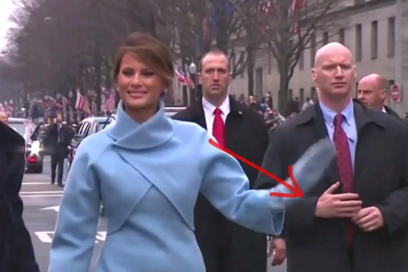 Ochroniarz Trumpa zaintrygował internautów.