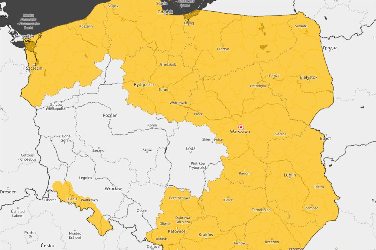Prognoza zagrożeń meteorologicznych. IMGW ostrzega przed przymrozkami