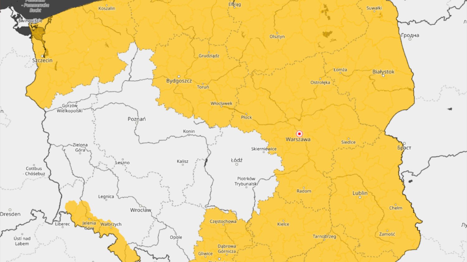 Prognoza zagrożeń meteorologicznych. IMGW ostrzega przed przymrozkami