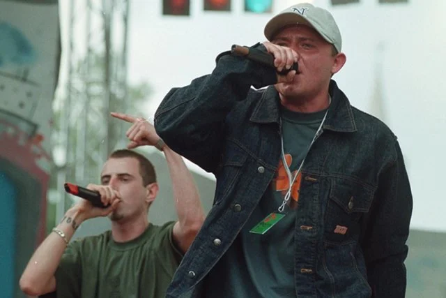 Kaliber 44 podczas koncertu w Opolu. Rok 2001