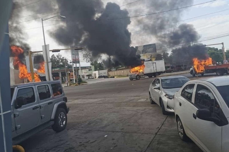 Kartel użył nawet broni maszynowej.