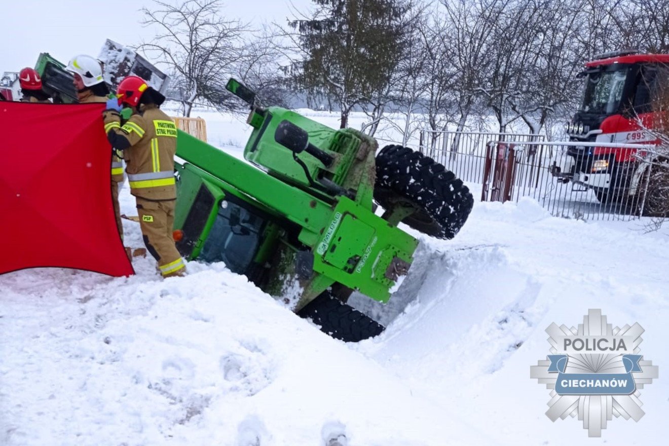 Mężczyzna zmarł podczas odśnieżania. Policja wyjaśnia sprawę