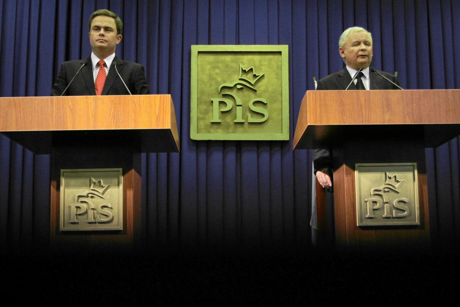 Adam Hofman i Jarosław Kaczyński