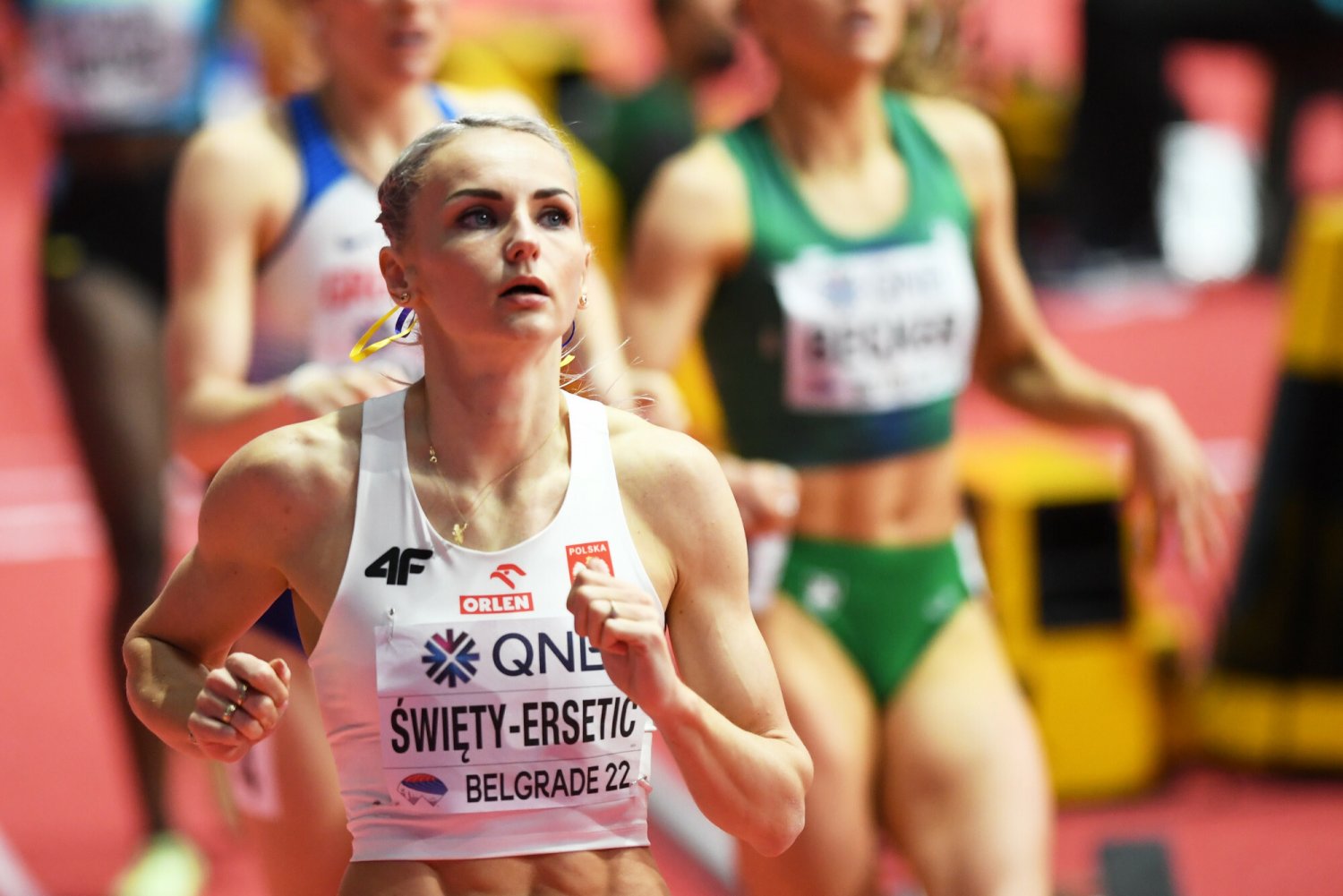 Justyna Święty-Ersetic zajęła czwarte miejsce w finale biegu na 400 metrów podczas halowych MŚ w Belgradzie