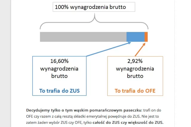 O czym decydujemy w wyborze ZUS czy OFE?