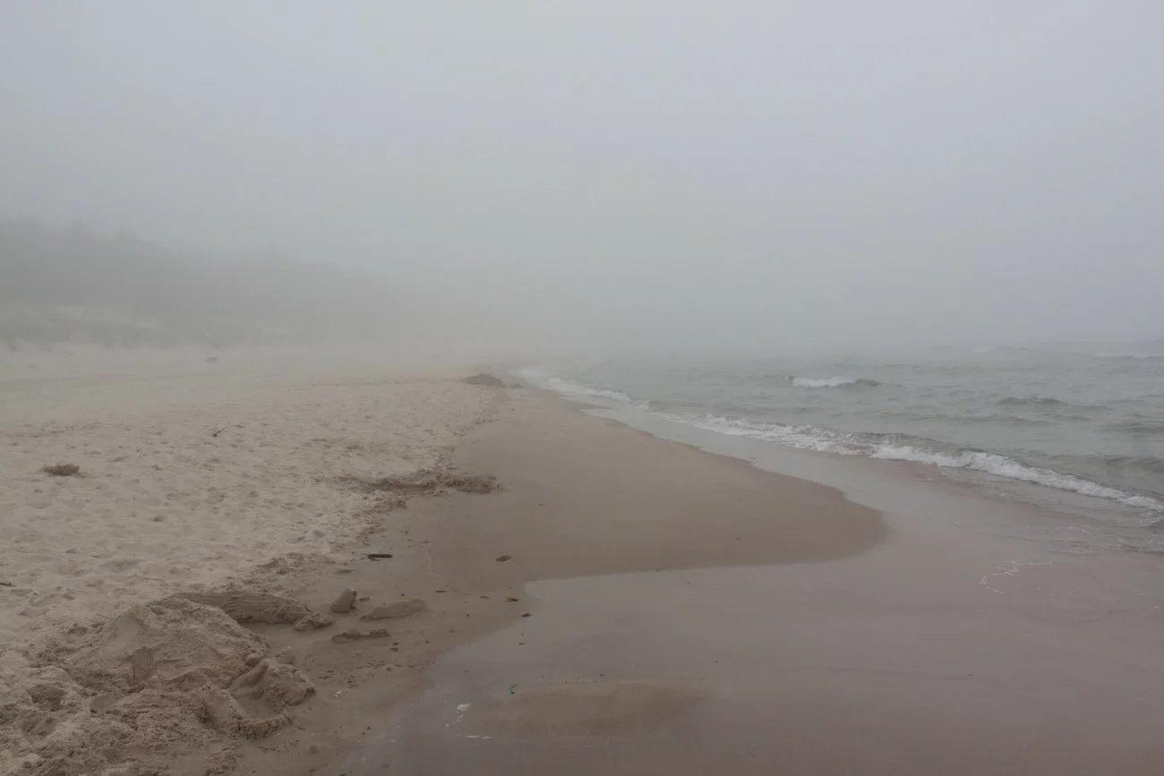 mgły nad Bałtykiem
