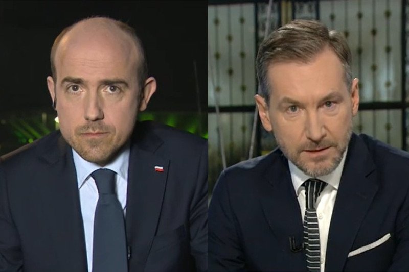 Piotr Kraśko jest krytykowany przez część widzów za wywiad z Borysem Budką.