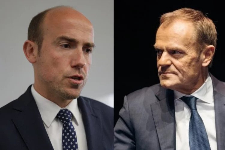 Borys Budka i Donald Tusk.