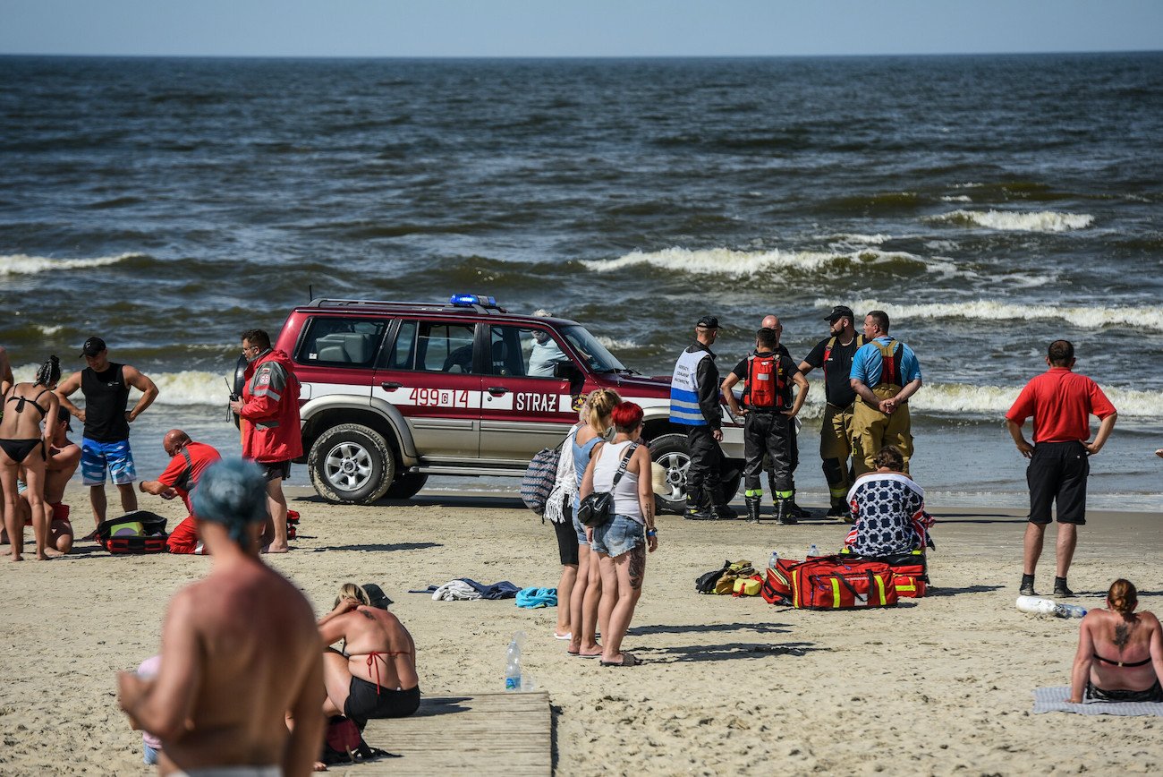 Tragedia w Jantarze. 37-latek zignorował ostrzeżenia ratowników. (Zdjęcie poglądowe)