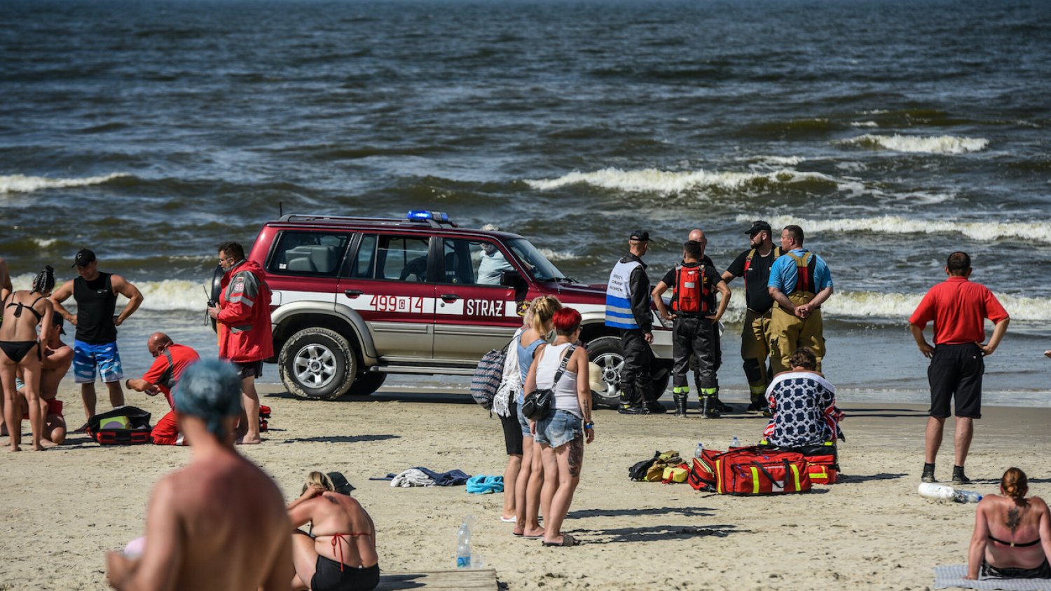 Tragedia w Jantarze. 37-latek zignorował ostrzeżenia ratowników. (Zdjęcie poglądowe)