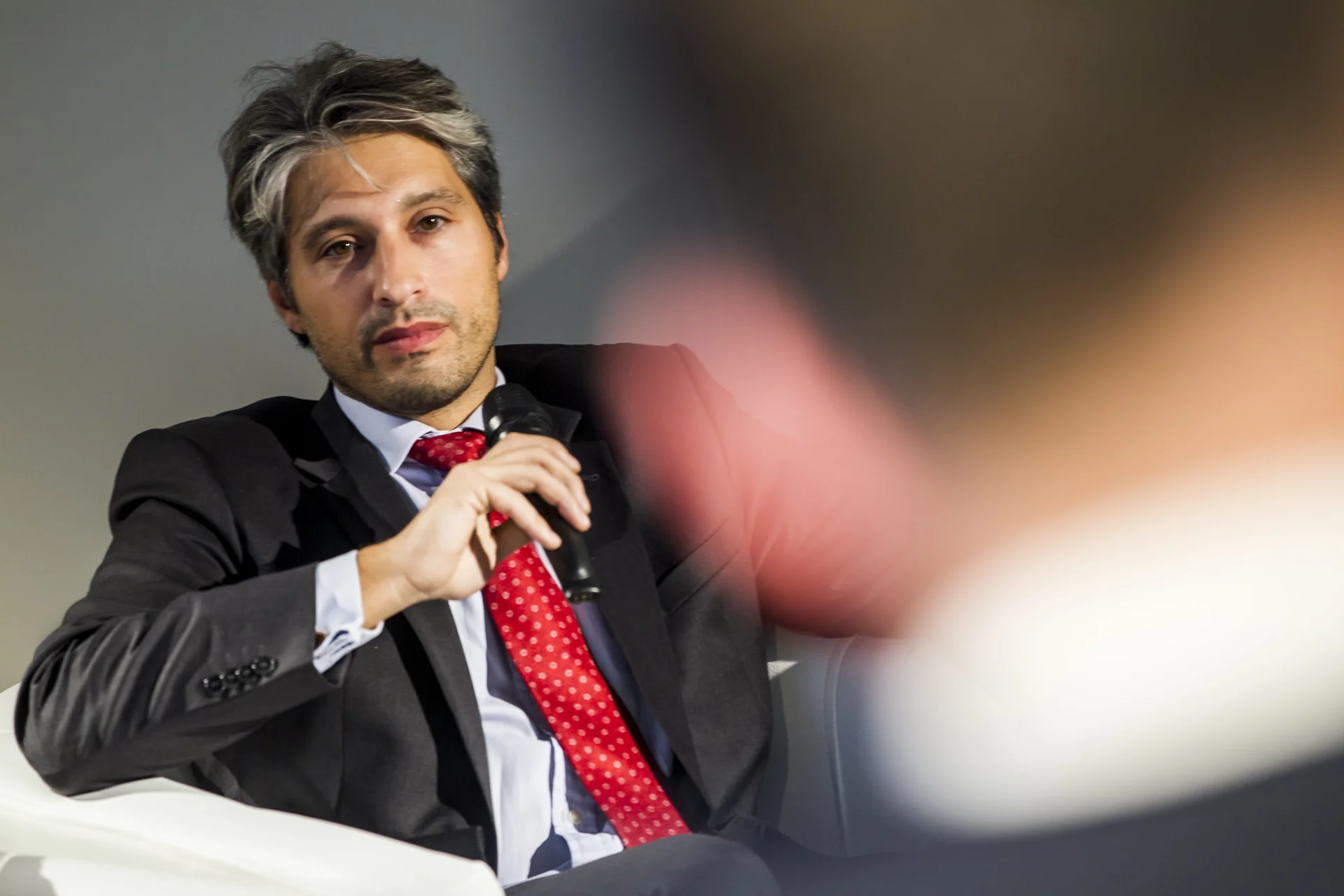 Marek Kujawa podczas konferencji Future of Law