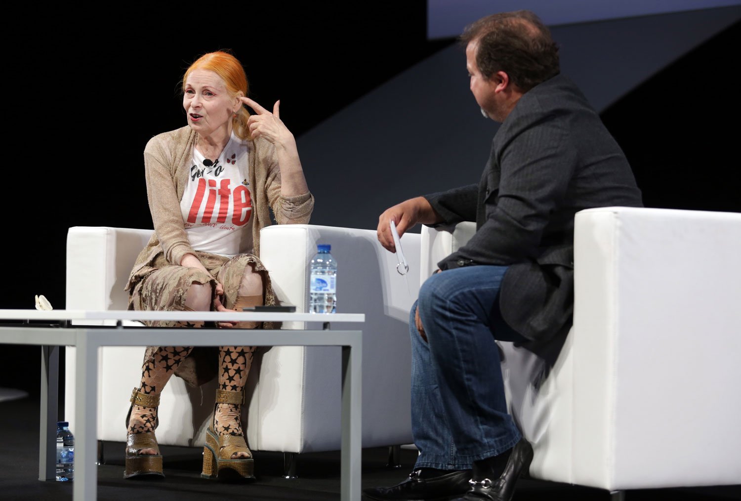 Vivienne Westwood podczas konferencji Cannes Lions