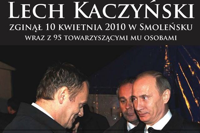 Fragment plakatu, jaki dołączono do "Gazety Polskiej"