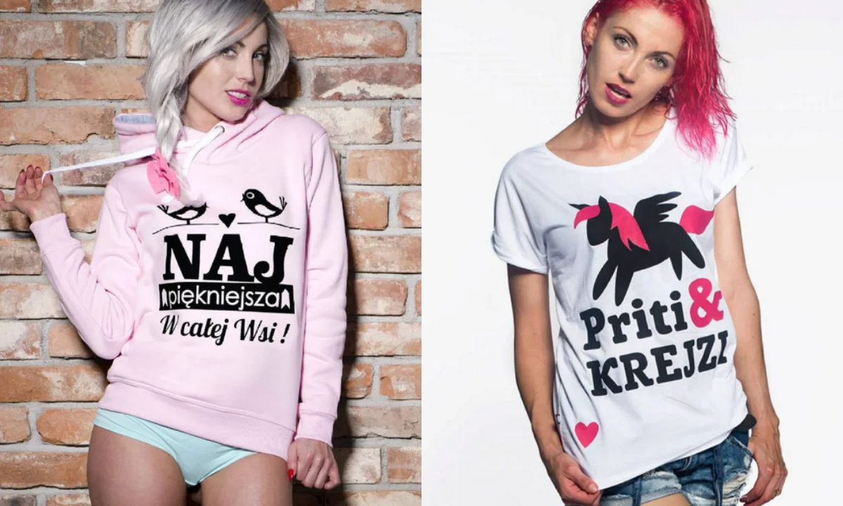 Najpiękniejsza w całej wsi (nie wątpimy) oraz Priti & Krejzi (fanka szopingu) to propozycje dla pań od marki Łap nas