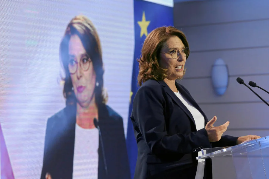 Małgorzata Kidawa-Błońska na konwencji KO w Łodzi powiedziała, że w Polsce po 1989 r. nie było tak pazernej władzy jak PiS.