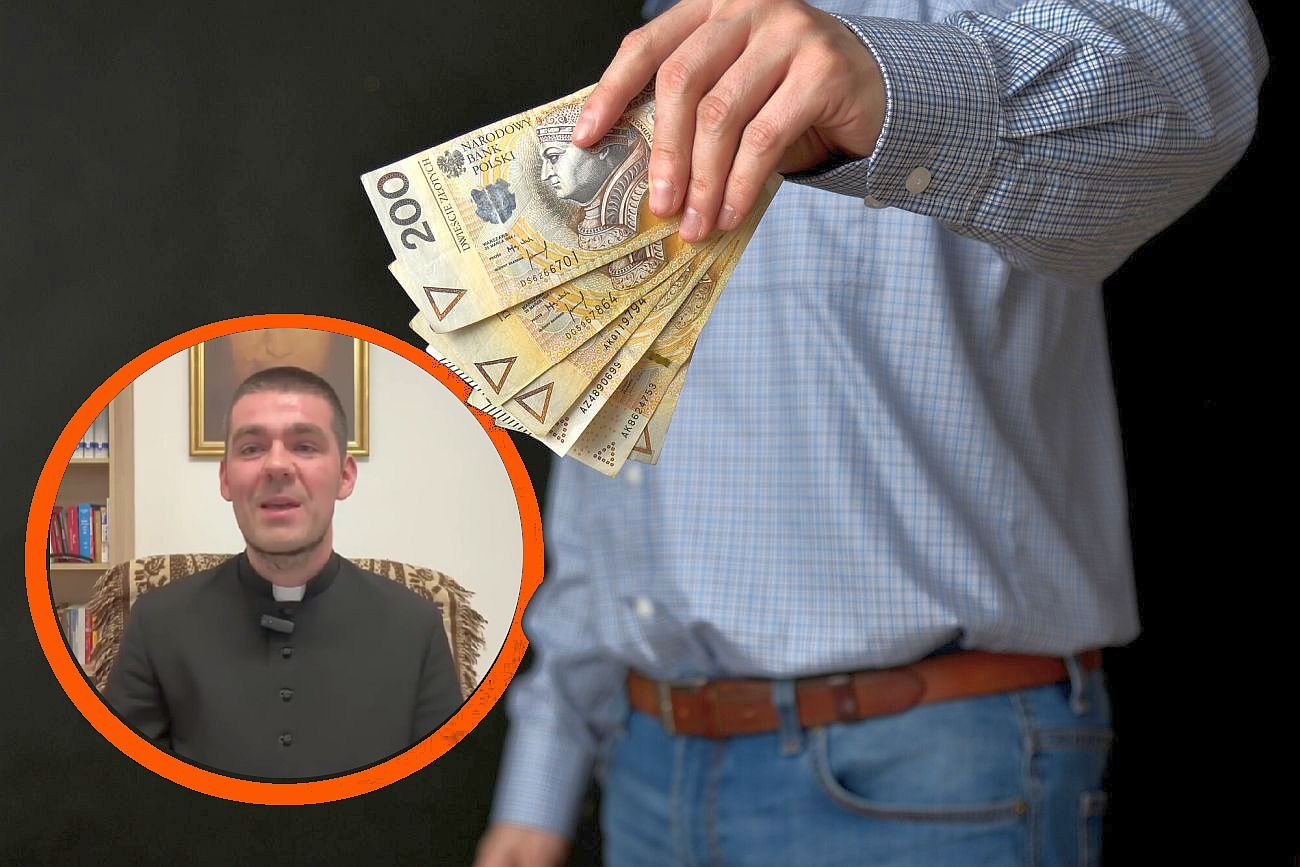 Ksiądz Szczęsny zwraca się do katolików z propozycją płacenia dziesięciny