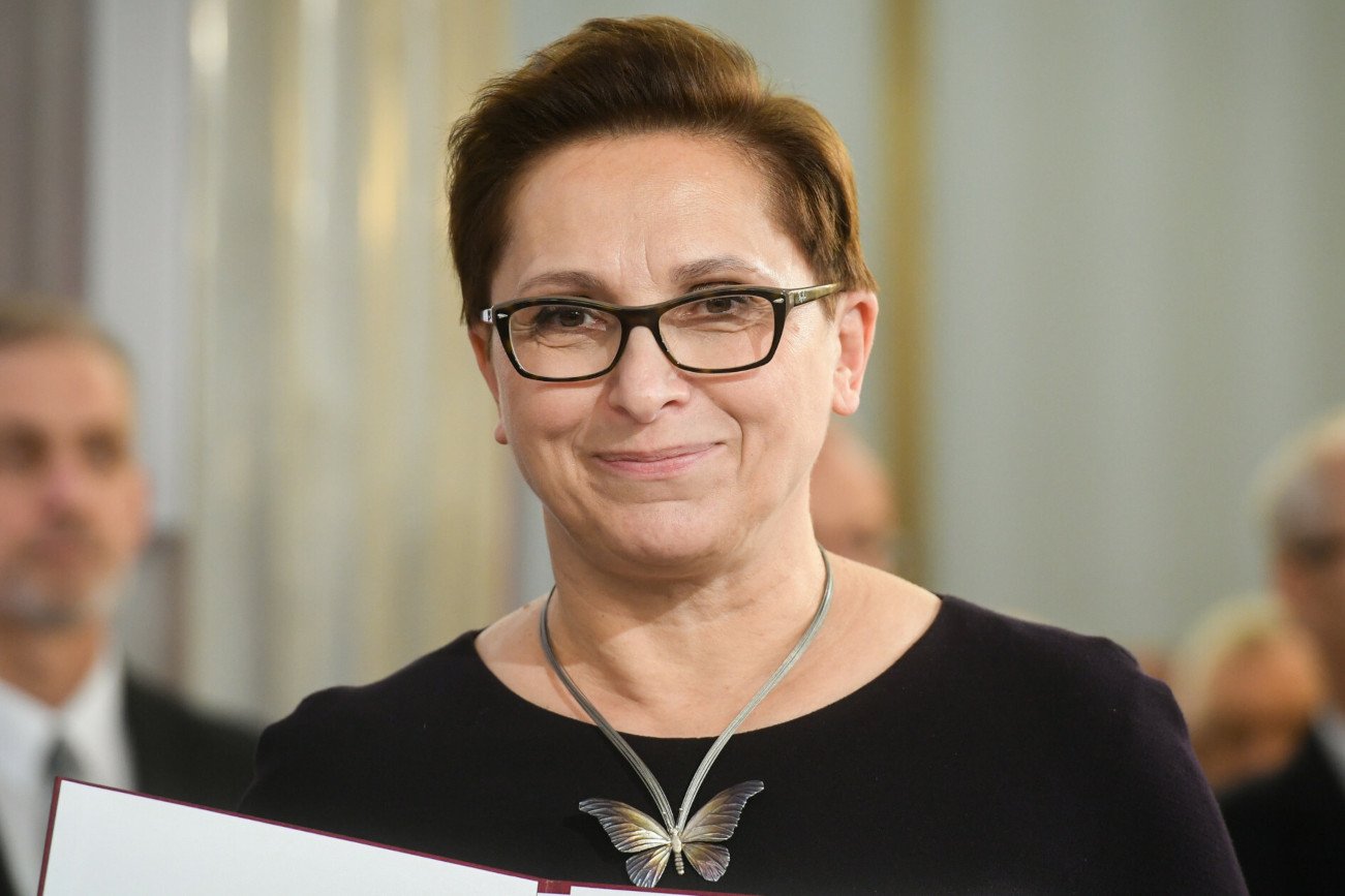 Posłanka KO Krystyna Sibińska.