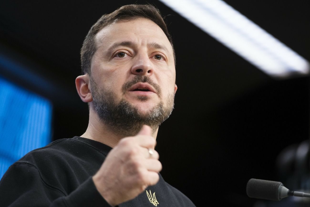 Prezydent Ukrainy Wołodymyr Zełenski wychwala Donalda Trumpa ws. zakończenia wojny.