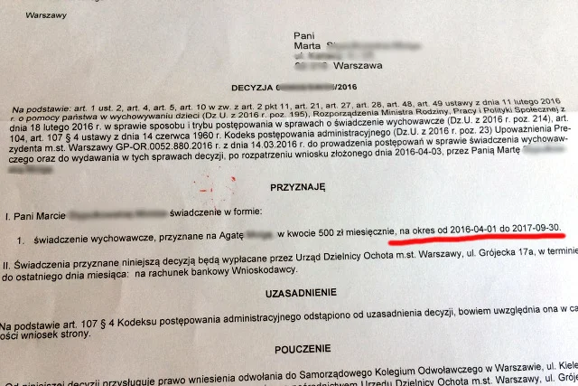 Wypłaty w obecnej formie są pewne do września 2017 roku. Później program czekają zmiany.