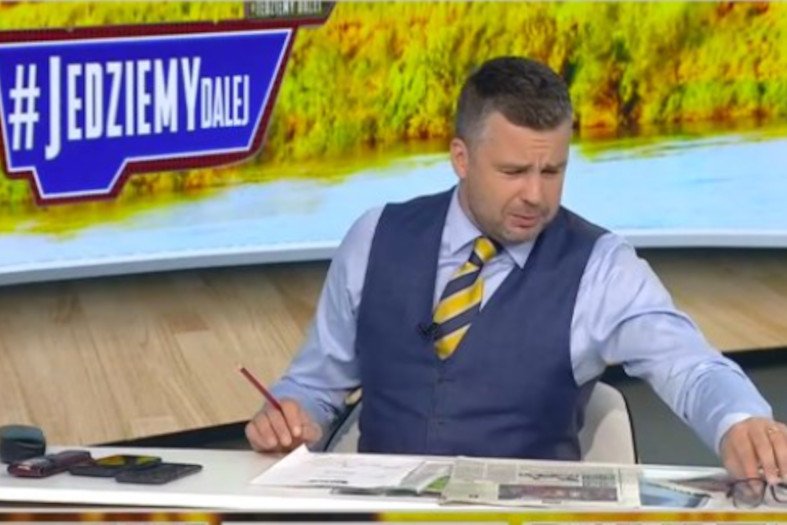 Poważna wpadka językowa w TVP Info. "Telewizja Narodowa"