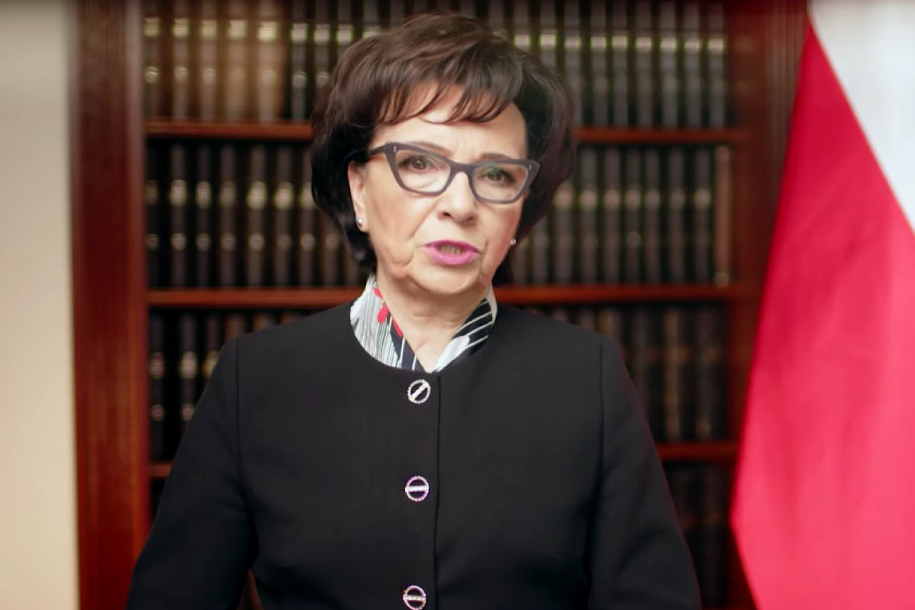 Marszałek Sejmu Elżbieta Witek wygłosiła orędzie w obronie Jana Pawła II.