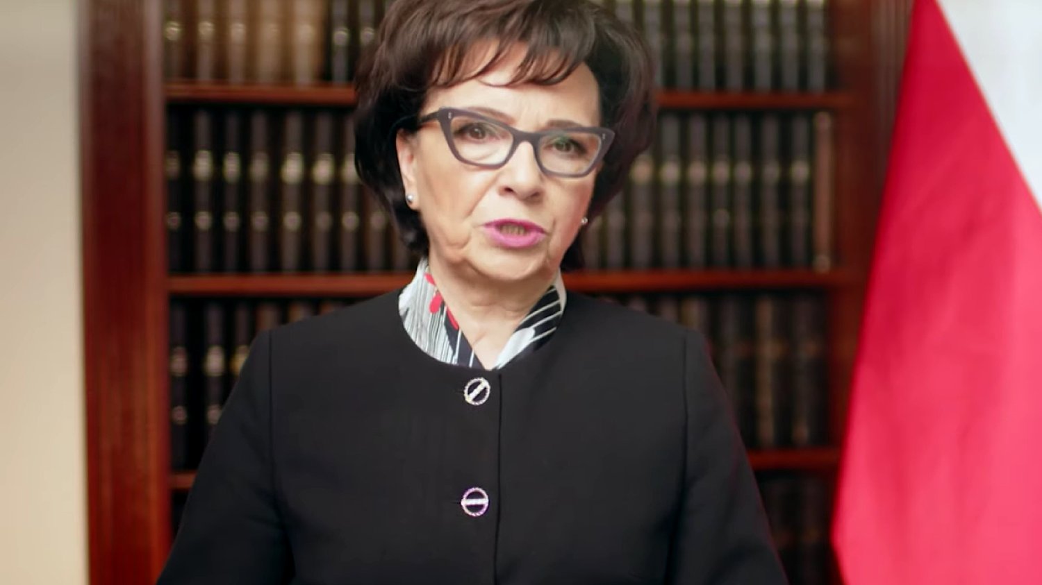 Marszałek Sejmu Elżbieta Witek wygłosiła orędzie w obronie Jana Pawła II. Marszałek Sejmu Elżbieta Witek wygłosiła orędzie w obronie Jana Pawła II.