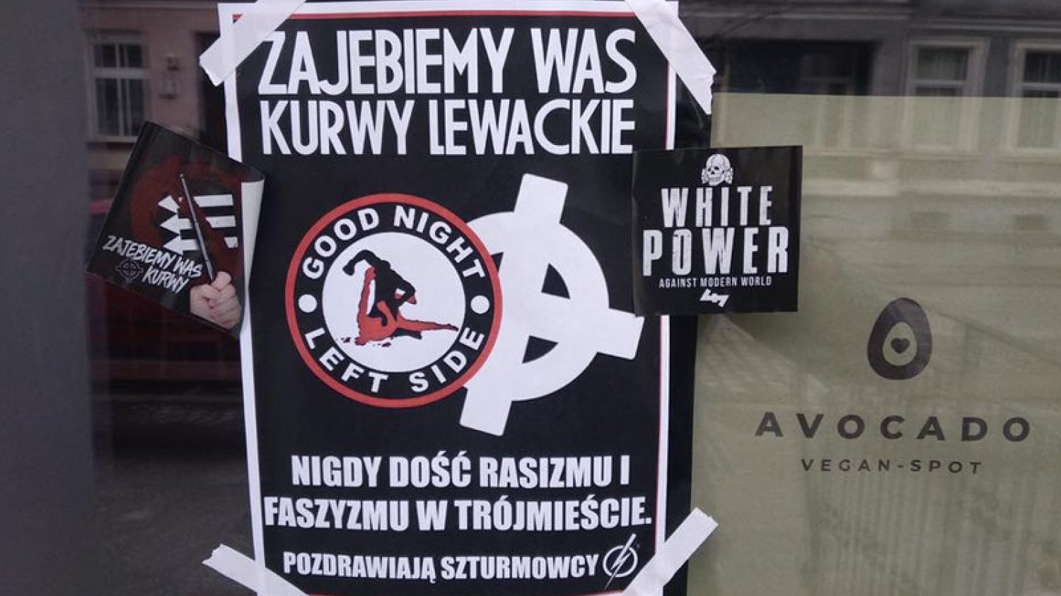 Pracownicy restauracji po przyjściu do pracy zastali taki właśnie widok