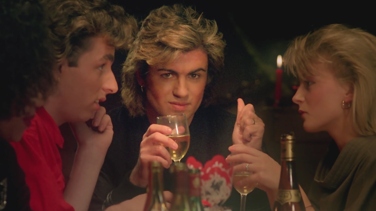 "Last Christmas" Wham! George Michael w teledysku do "Last Christmas" Wham!