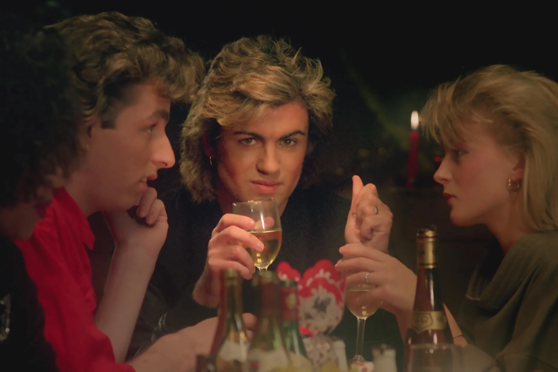 "Last Christmas" Wham! George Michael w teledysku do "Last Christmas" Wham!