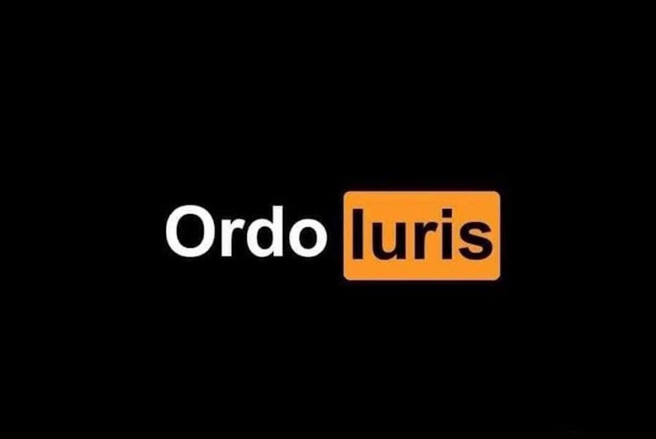 Jeden z popularnych memów na temat seksskandalu w Ordo Iuris. Projekt nawiązuje do logo serwisu pornograficznego.