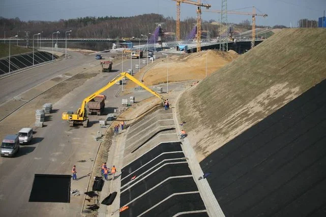 Budowa autostrady A1 w Mszanie