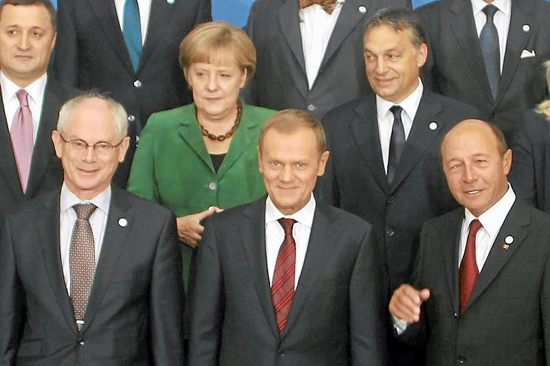 Donald Tusk wśród liderów Europy.