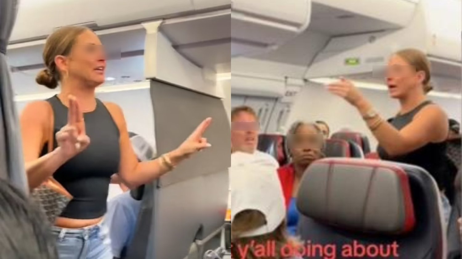 Wideo z samolotu lecącego do Orlando stało się viralem. Kobieta twierdziła, że siedzący obok niej mężczyzna, nie jest prawdziwy. Wideo z samolotu lecącego do Orlando stało się viralem. Kobieta twierdziła, że siedzący obok niej mężczyzna, nie jest prawdziwy.