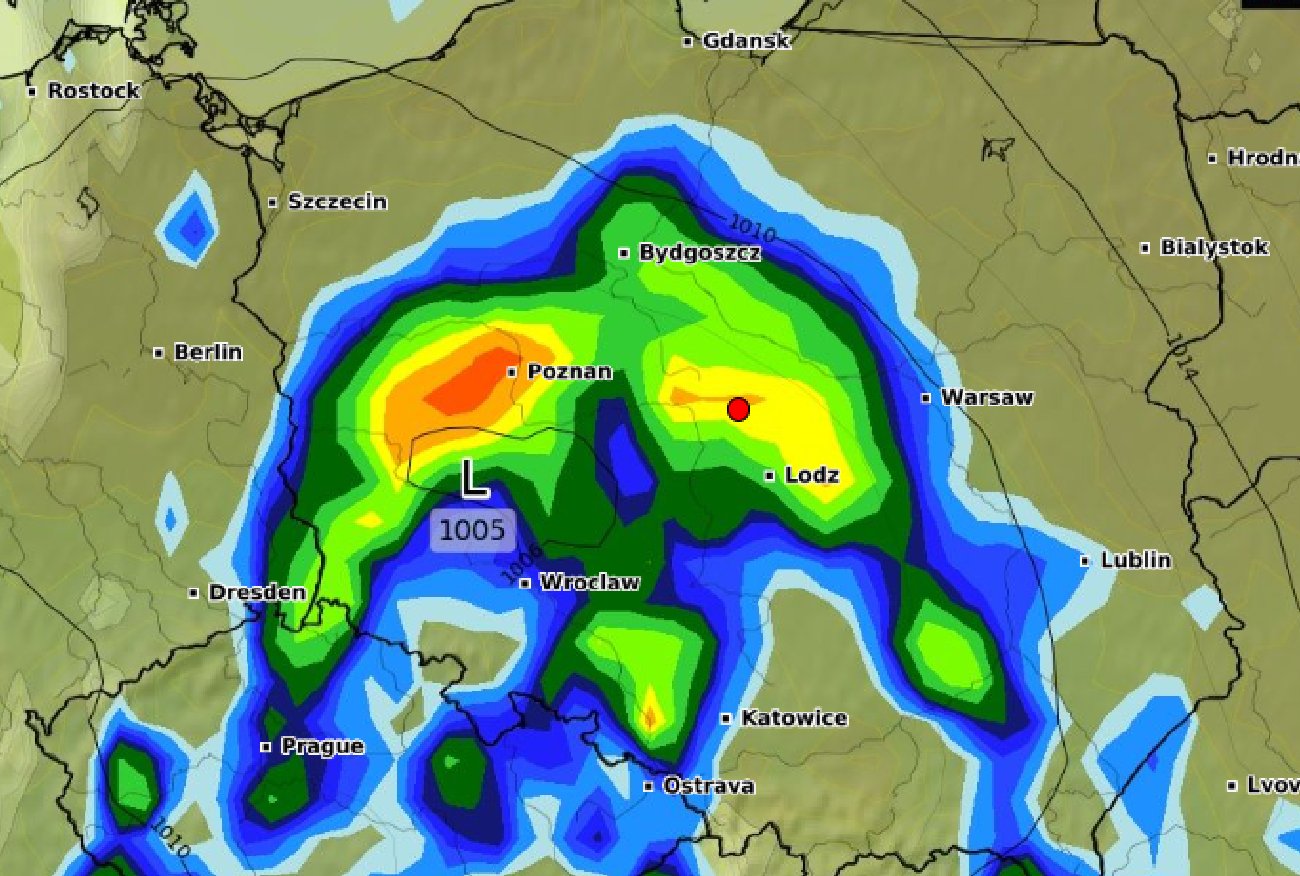 Pogoda na weekend 13-14 maja. Idą deszcze i zachmurzenia.