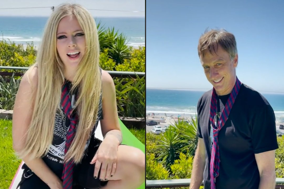 Avril Lavigne wstawiła na TikToka filmik z Tonym Hawkiem.