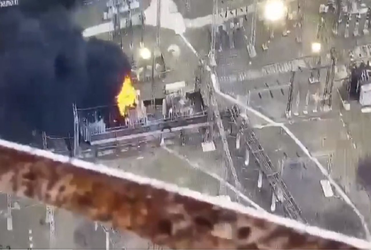 Wymiana ognia na Ukrainie. Pocisk trafił w elektrownie w Ługańsku