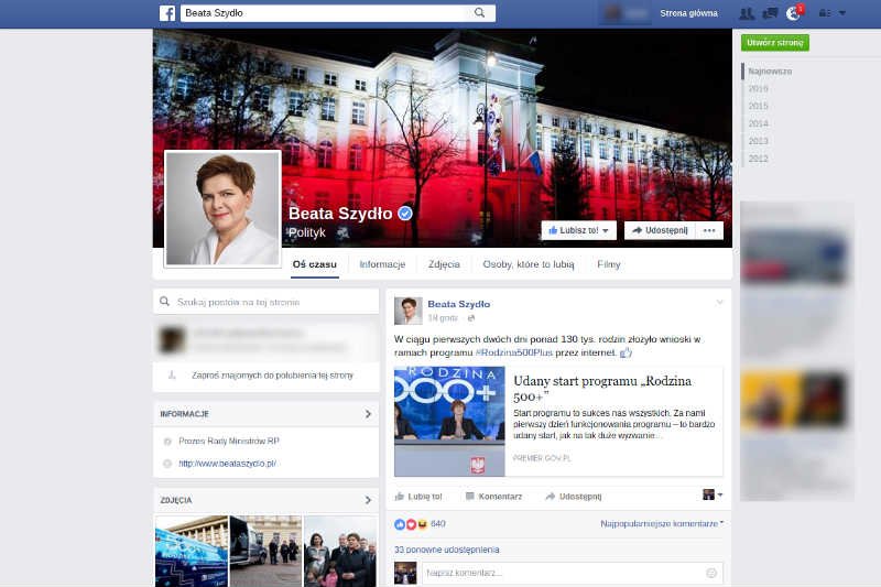 Internautki także na Facebooku Beaty Szydło protestują przeciw zaostrzeniu ustawy aborcyjnej.