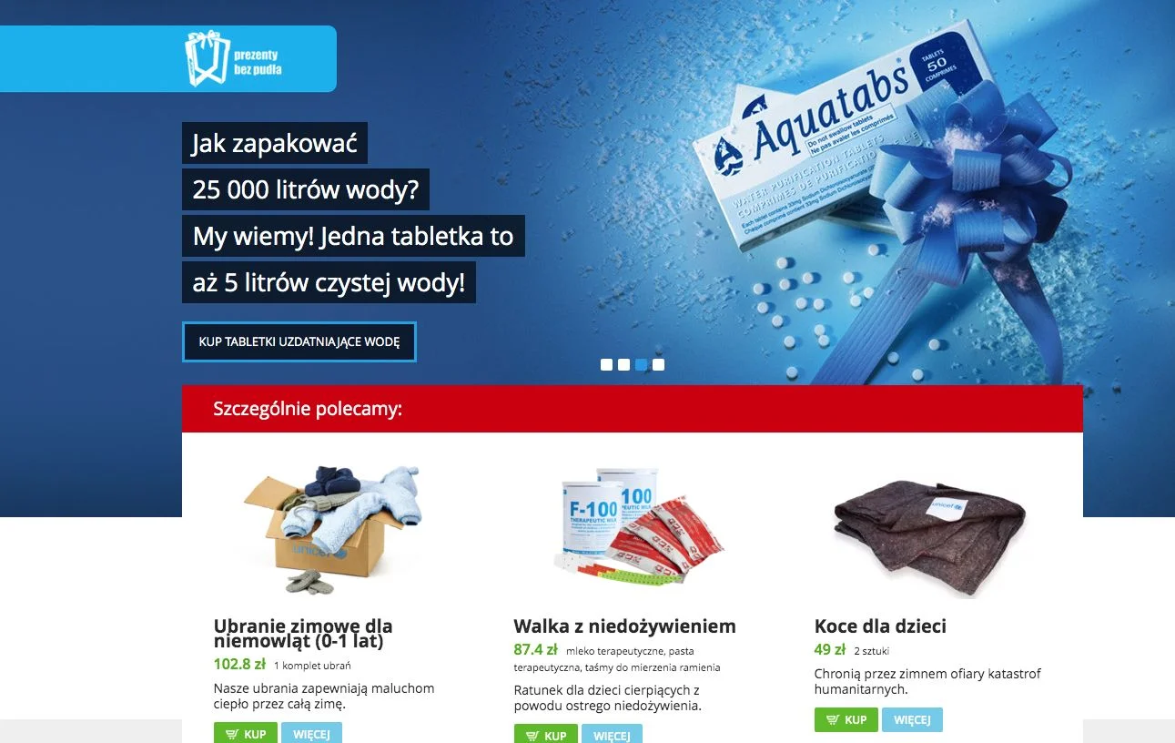 Możesz pomóc potrzebującym biorąc udział w akcji Unicef Polska pt. "Prezent bez pudła".