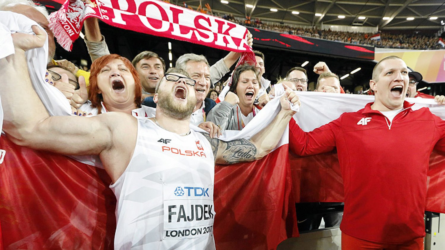 Reprezentacja Polski jest na 3. miejscu w klasyfikacji generalnej Lekkoatletycznych Mistrzostw Świata w Londynie.