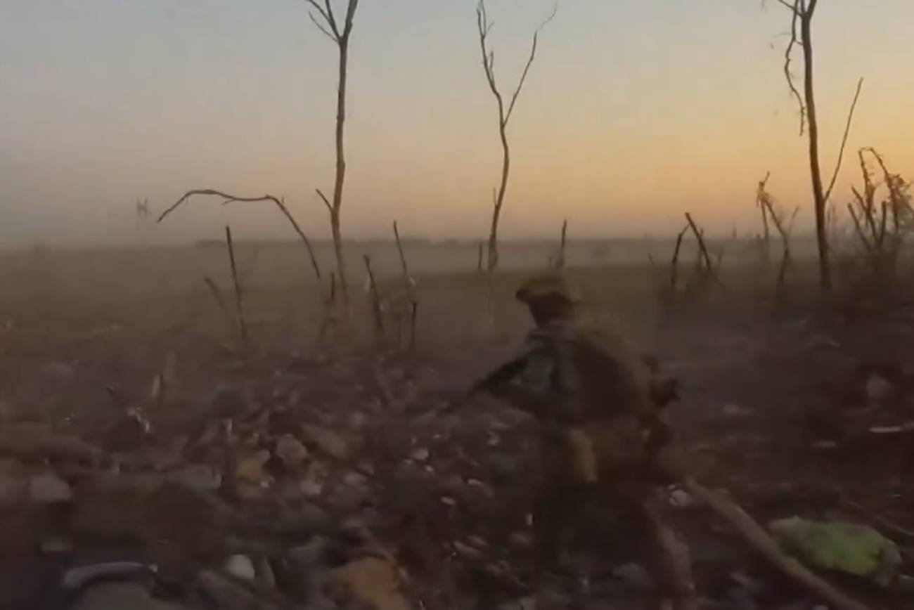 Walki w Bachmucie oczami żołnierza. Nagrania jak z gry komputerowej