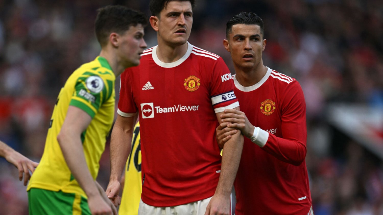 Harry Maguire i Cristiano Ronaldo - ta dwójka jest najczęstszymi ofiarami hejtu użytkowników Twittera.