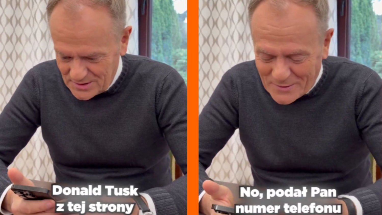 Donald Tusk rozbraja nowym filmikiem. "Jestem bezczelny i dzwonię"