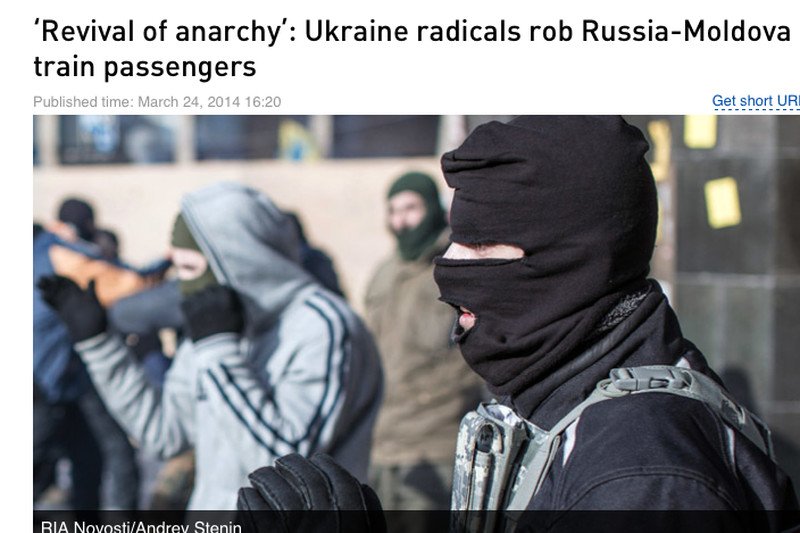 Obywatele Rosji prześladowani na Ukrainie – tak twierdzi prokremlowska Russia Today