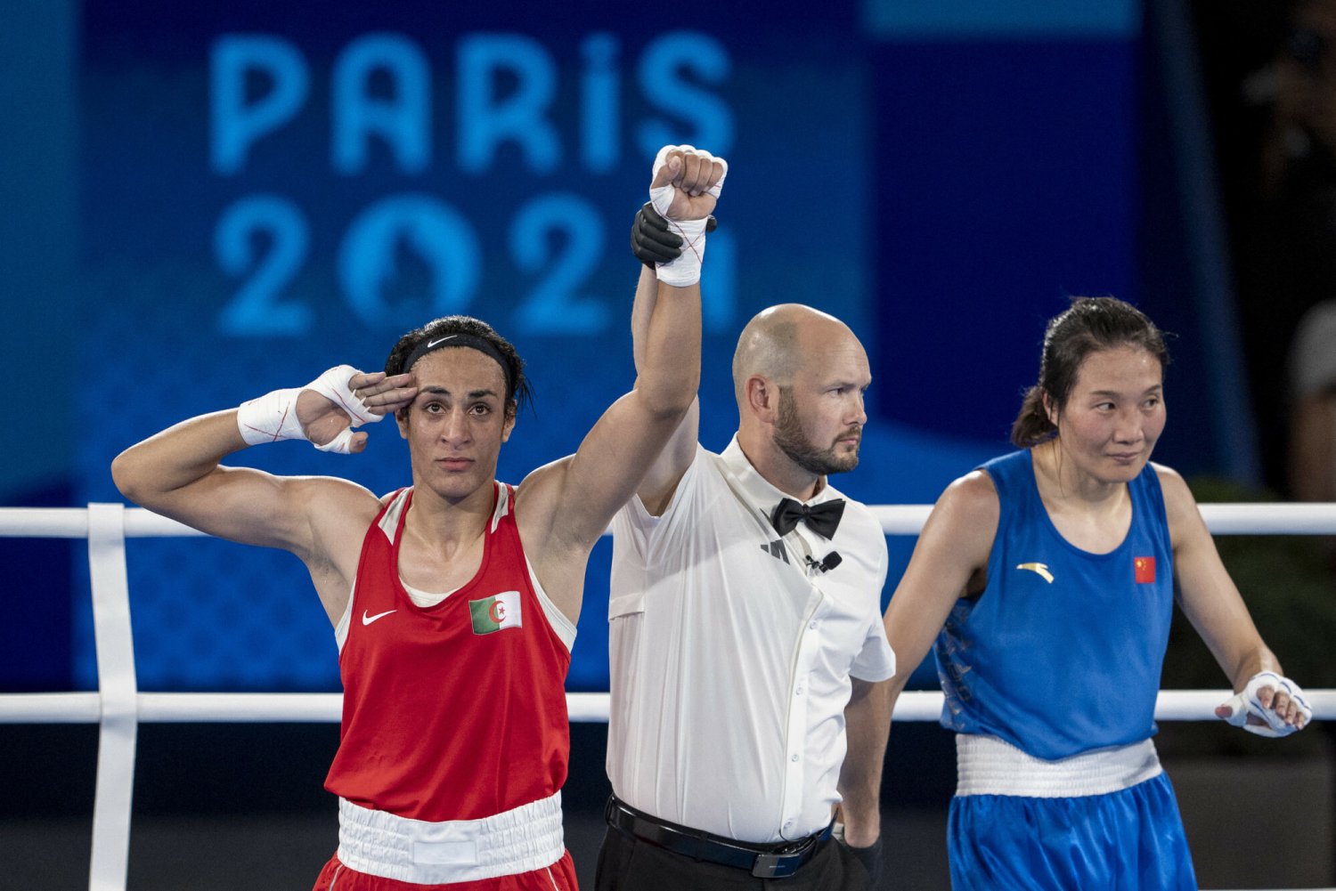 Imane Khelif ze złotem olimpijskim.