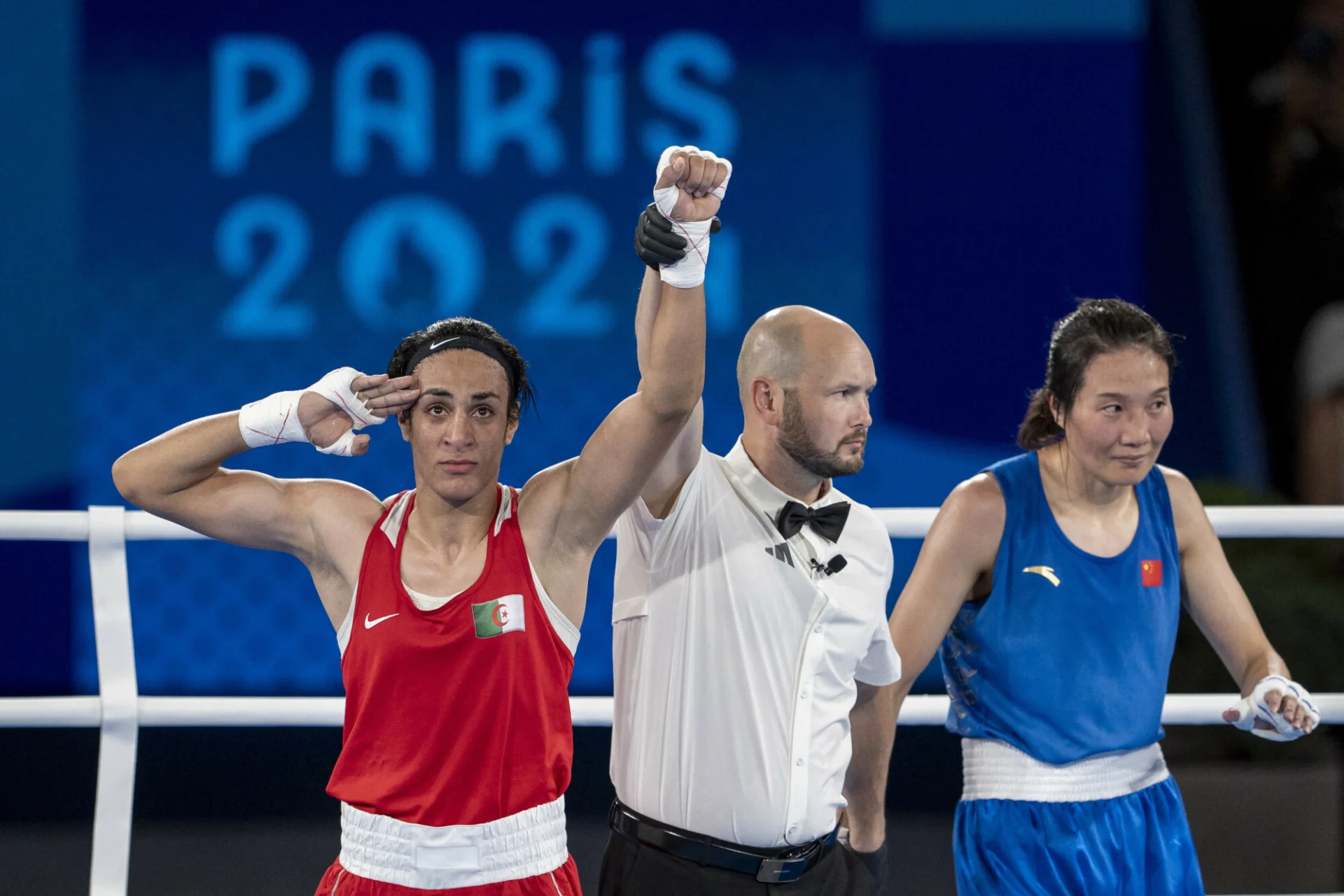Imane Khelif ze złotem olimpijskim.